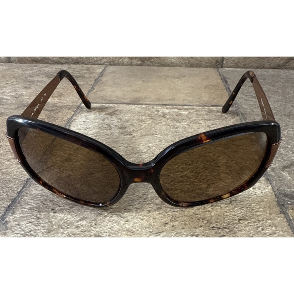 Via Spiga 338-S 551 Sunglasses FRAME ONLY Tortoise Snakeskin Zyloware 60-16-140